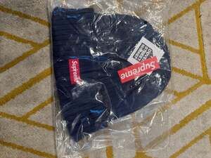 Supreme Overdye Beanie Light Navy OS